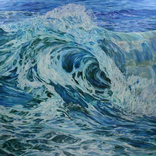 THE GREAT WAVE by Peter Goodhall, Painting for Sale on Select