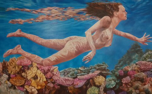 AQUABELLE  I by Peter Goodhall, Painting for Sale on Select