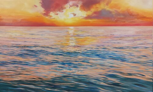 THE PERFECT END TO THE DAY by Peter Goodhall, Painting for Sale on Select