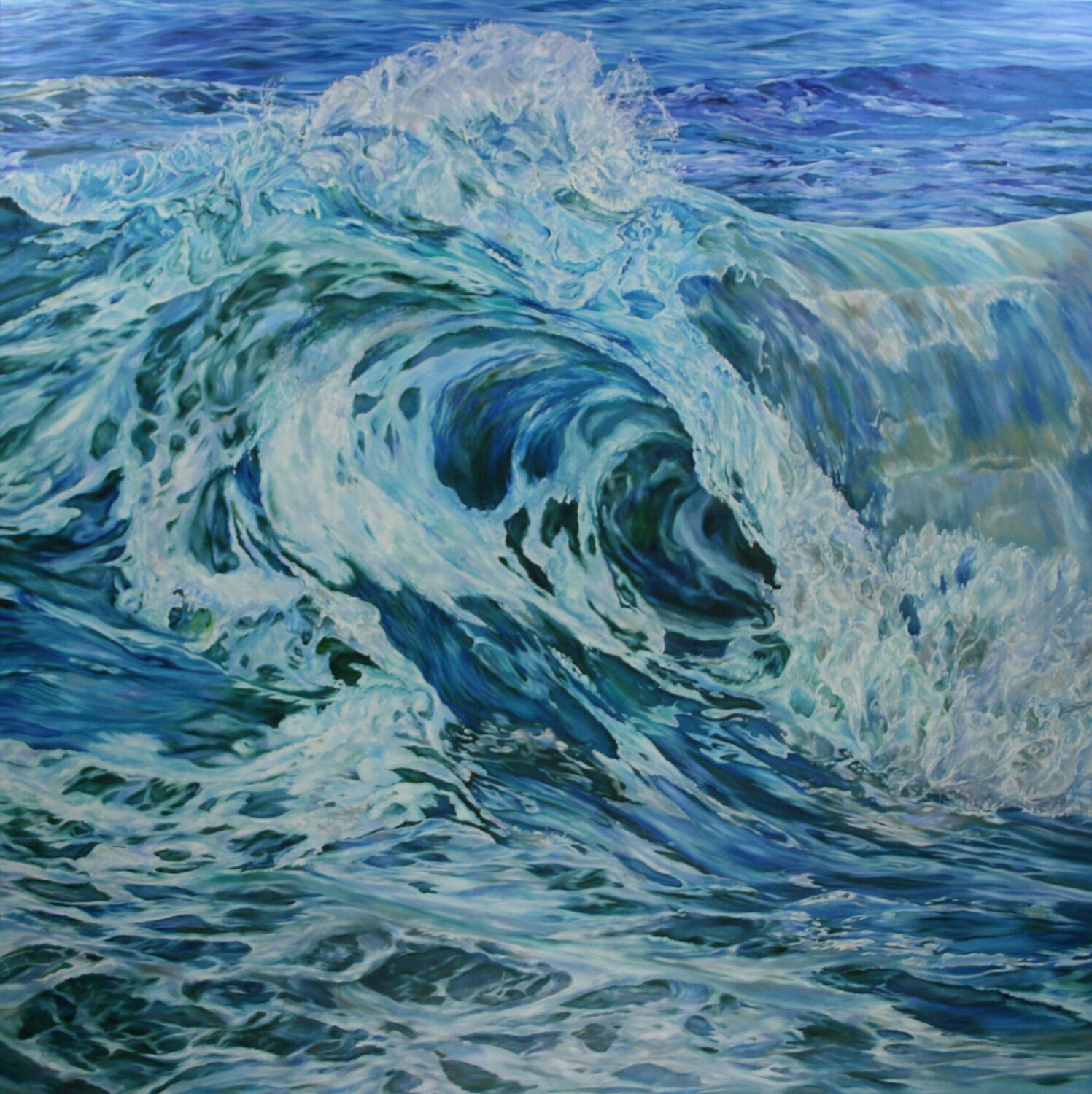 THE GREAT WAVE Peter Goodhall Original painting for sale