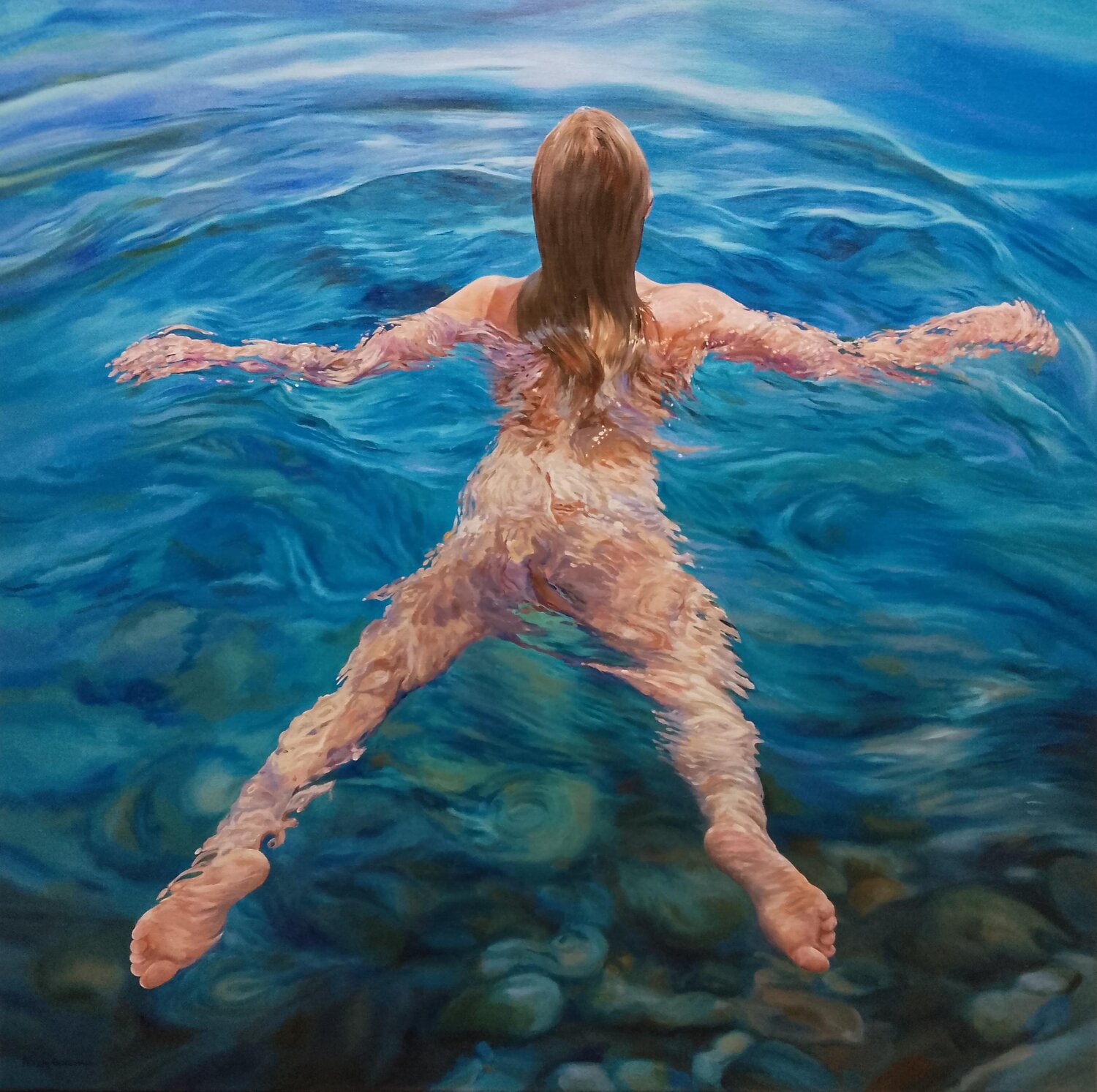 LIBERTY Peter Goodhall Original painting for sale