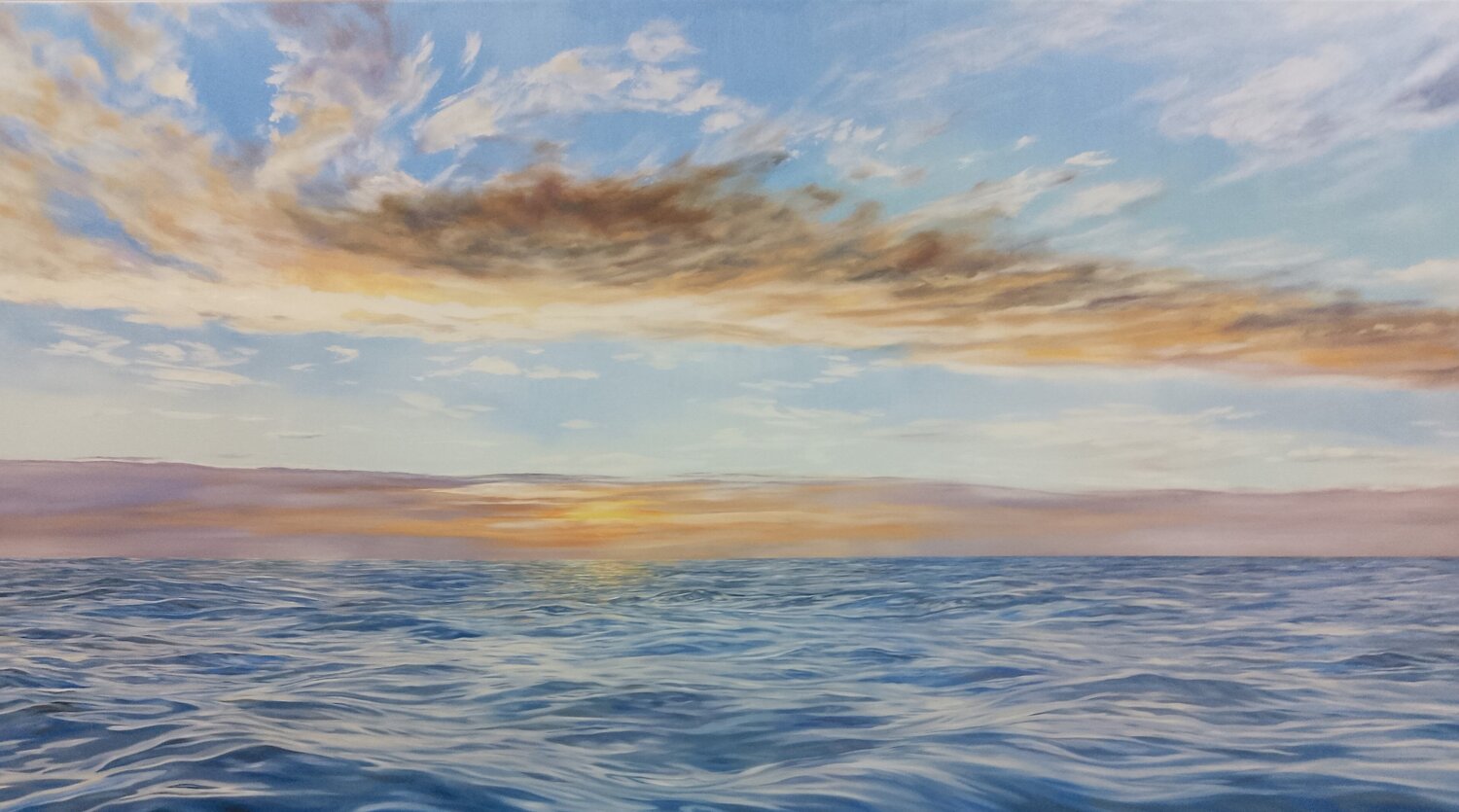 AS THE DAY IS DAWNING Peter Goodhall Original painting for sale
