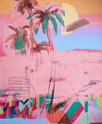 Palms [Transformation] by Glib Franko, Painting for Sale on Select