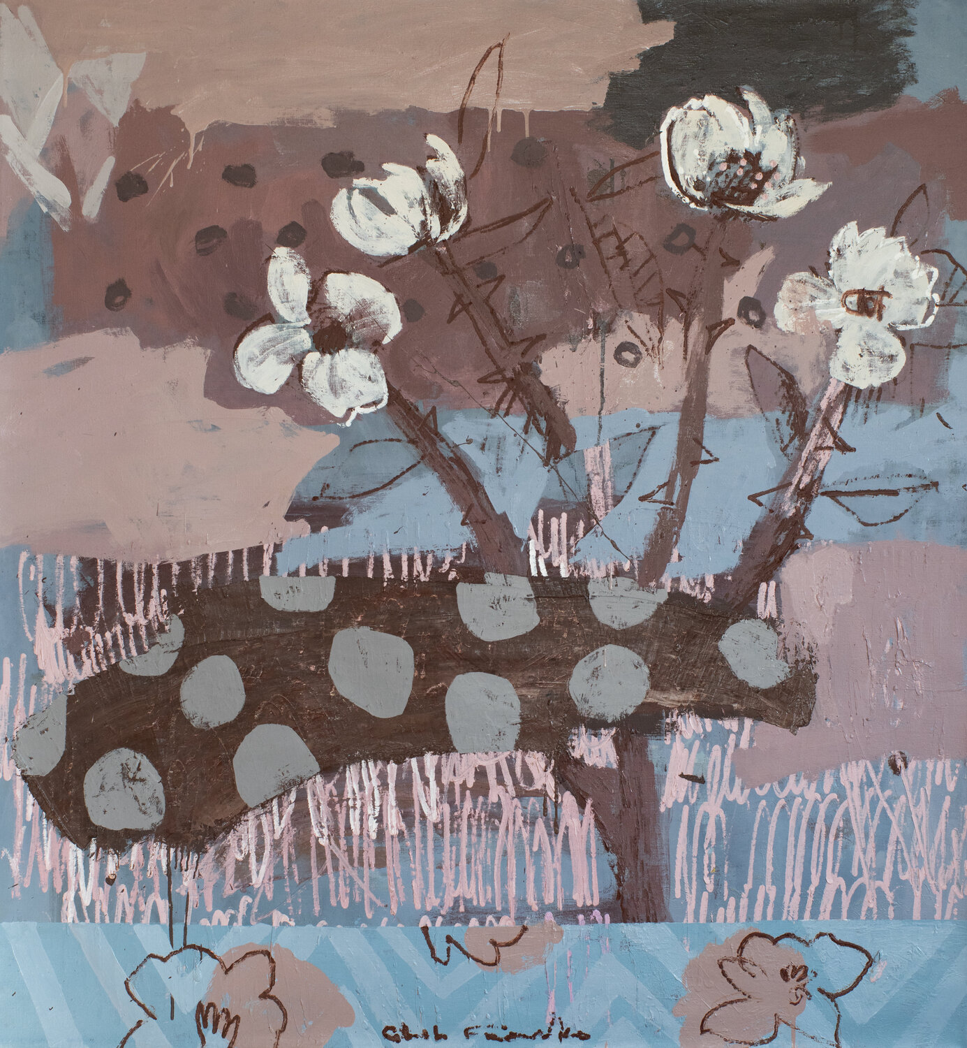 Floral Patterns Glib Franko Original painting for sale