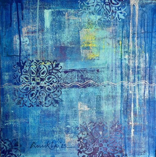 IN SEARCH OF HARMONY- IV by Anukta Mukherjee Ghosh, Painting for Sale on Select