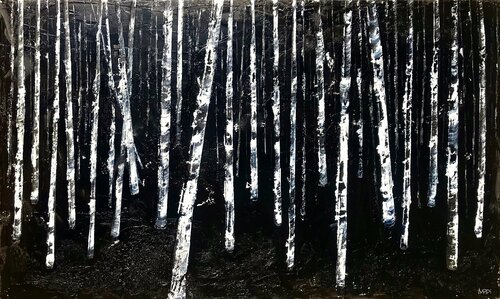 Wood of Castle Dark by Matthias Lupri, Painting for Sale on Select