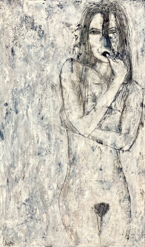 Camilia Come on Come Out by Matthias Lupri, Painting for Sale on Select
