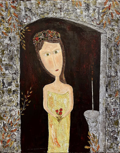 Elle Camilia de Chapelle Porte 1544 Paris by Matthias Lupri, Painting for Sale on Select
