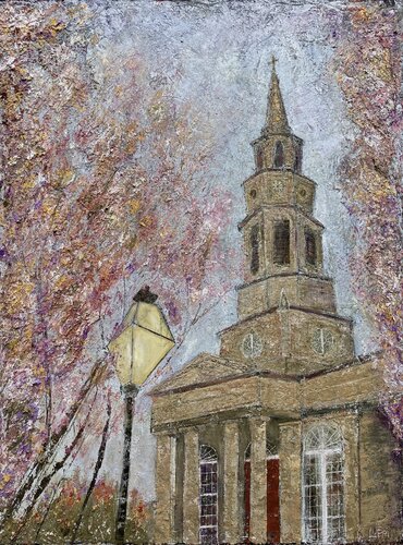 St. Philip's Come Twilight by Matthias Lupri, Painting for Sale on Select