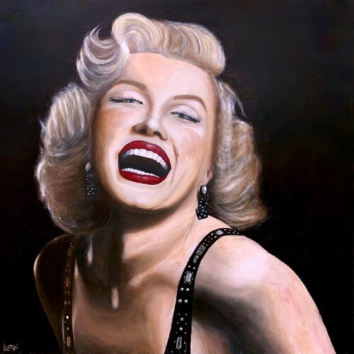 Marilyn Monroe by Matthias Lupri, Painting for Sale on Select