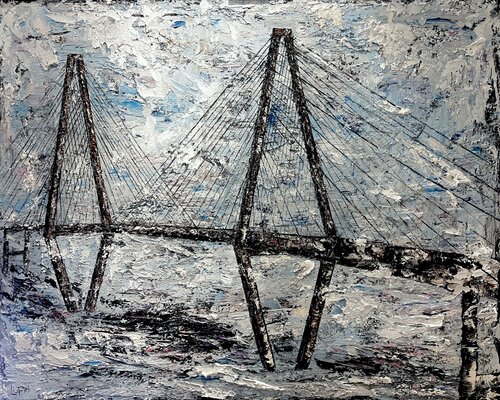 Blue Ravenel by Matthias Lupri, Painting for Sale on Select