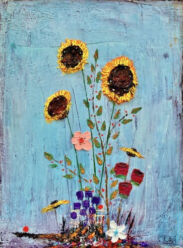 Cape Sunflowers by Matthias Lupri, Painting for Sale on Select