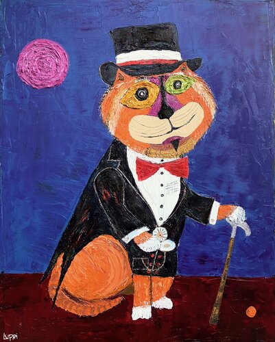 Mr Dapper McDoolittle by Matthias Lupri, Painting for Sale on Select