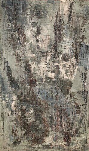 Dark Wood Earth by Matthias Lupri, Painting for Sale on Select