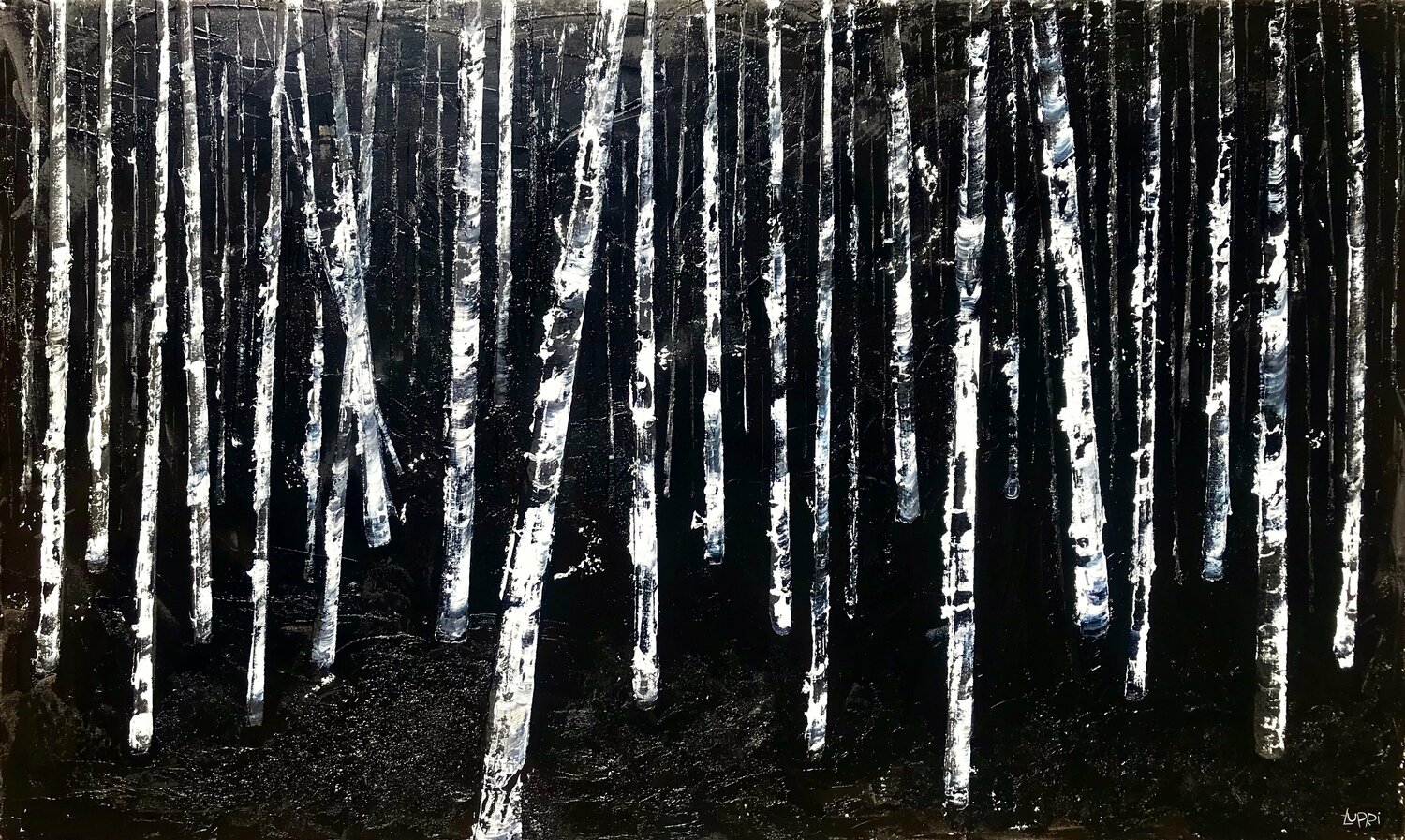 Wood of Castle Dark Matthias Lupri Original painting for sale