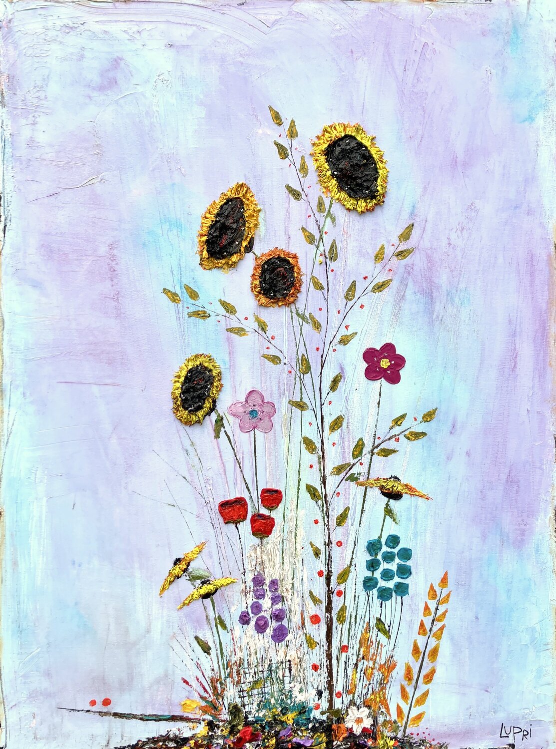 Sunflower Afternoon Matthias Lupri Original painting for sale