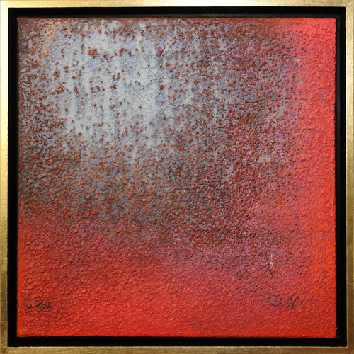 Fluor red rust by Karin Vermeer, Painting for Sale on Select