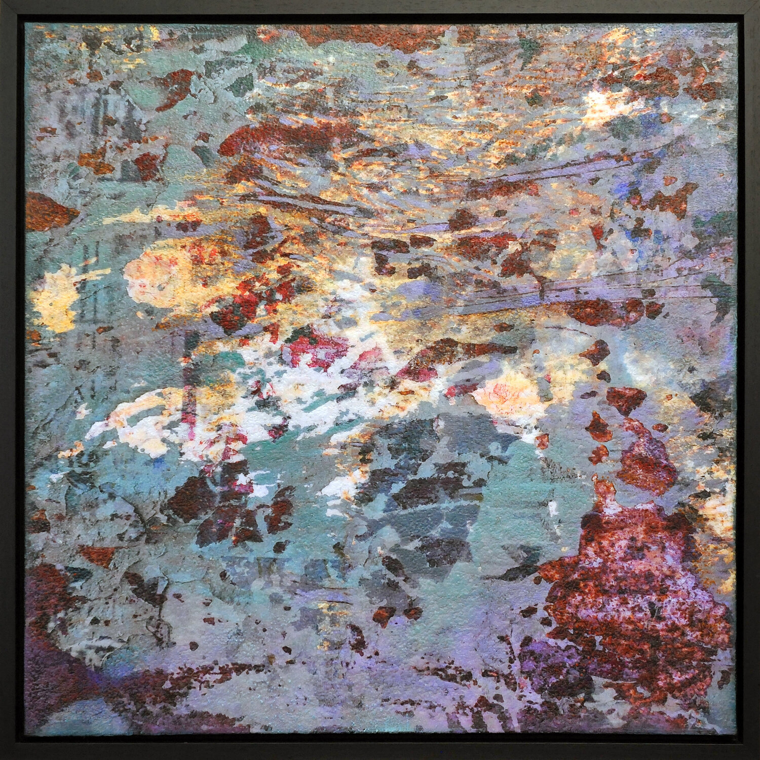 aurora abstract Karin Vermeer Original painting for sale
