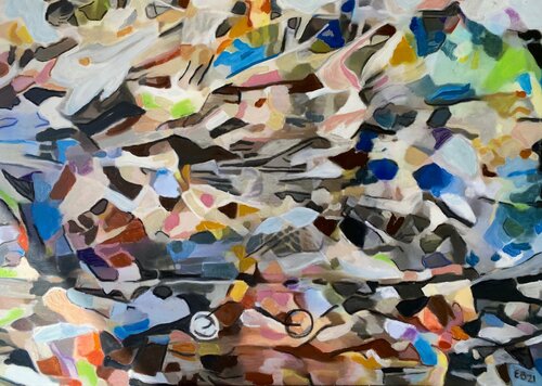 Outdoors by Ezra Bejar, Painting for Sale on Select