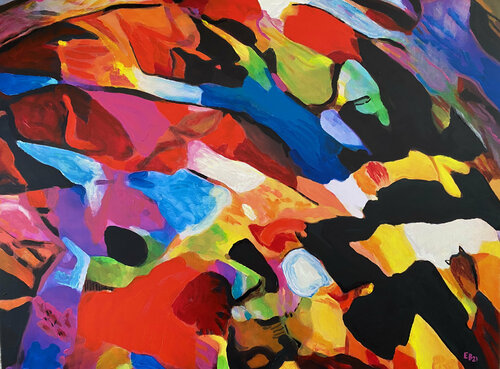 Going Nowhere by Ezra Bejar, Painting for Sale on Select