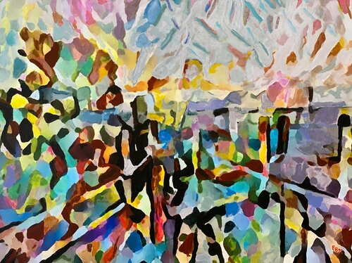 A View Point by Ezra Bejar, Painting for Sale on Select