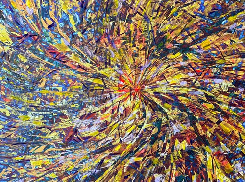 Feliz Encuentro by Ezra Bejar, Painting for Sale on Select