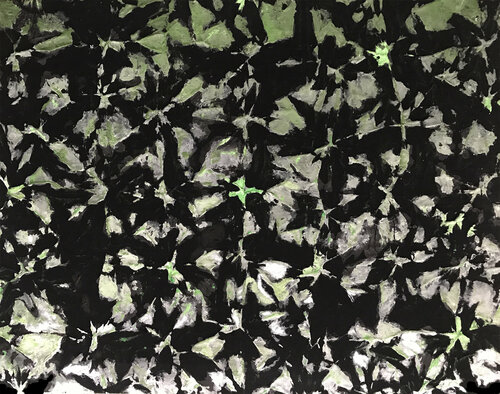 Flutter in Green by Ezra Bejar, Painting for Sale on Select