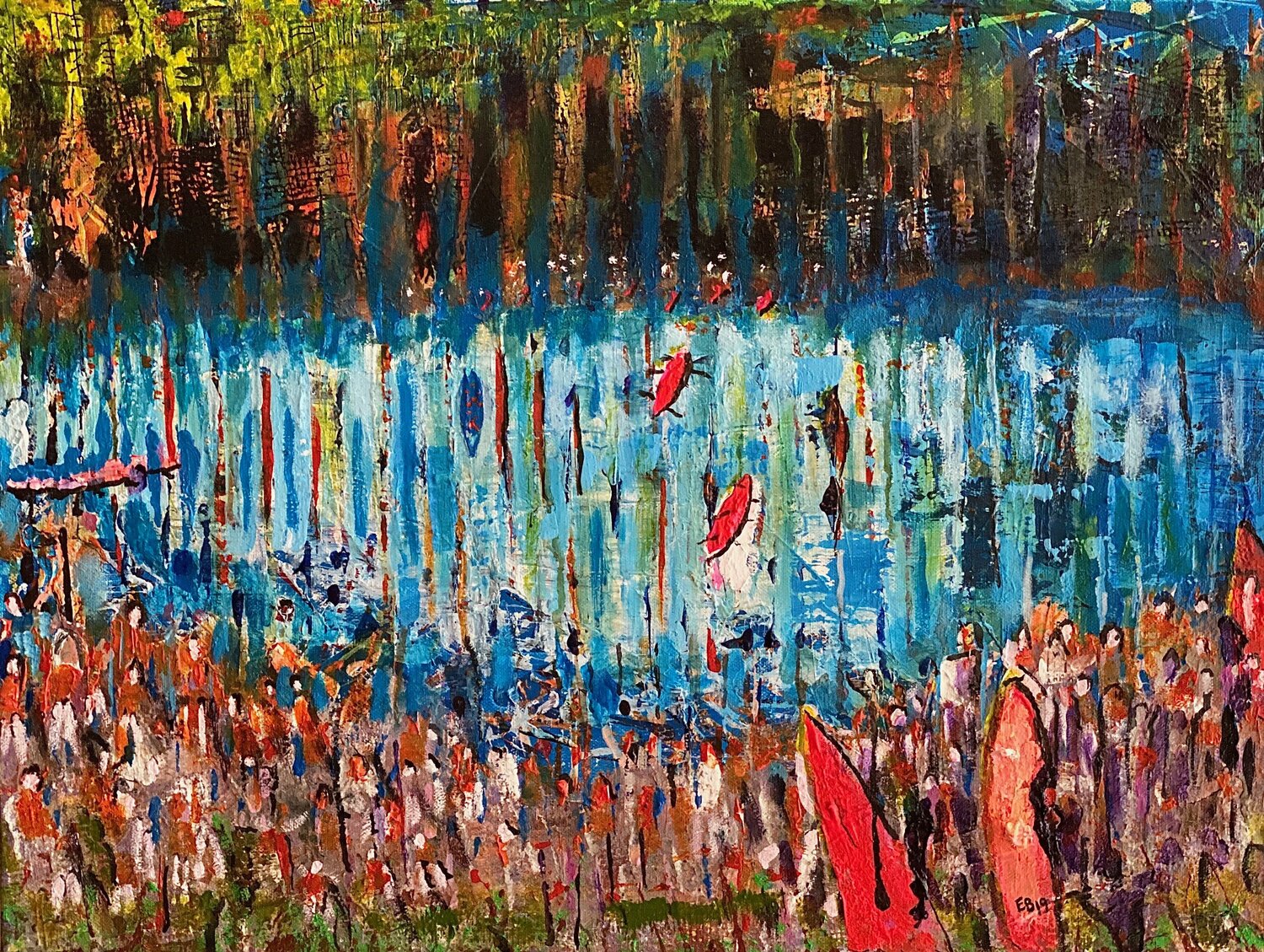 Dream for a Better Life Ezra Bejar Original painting for sale