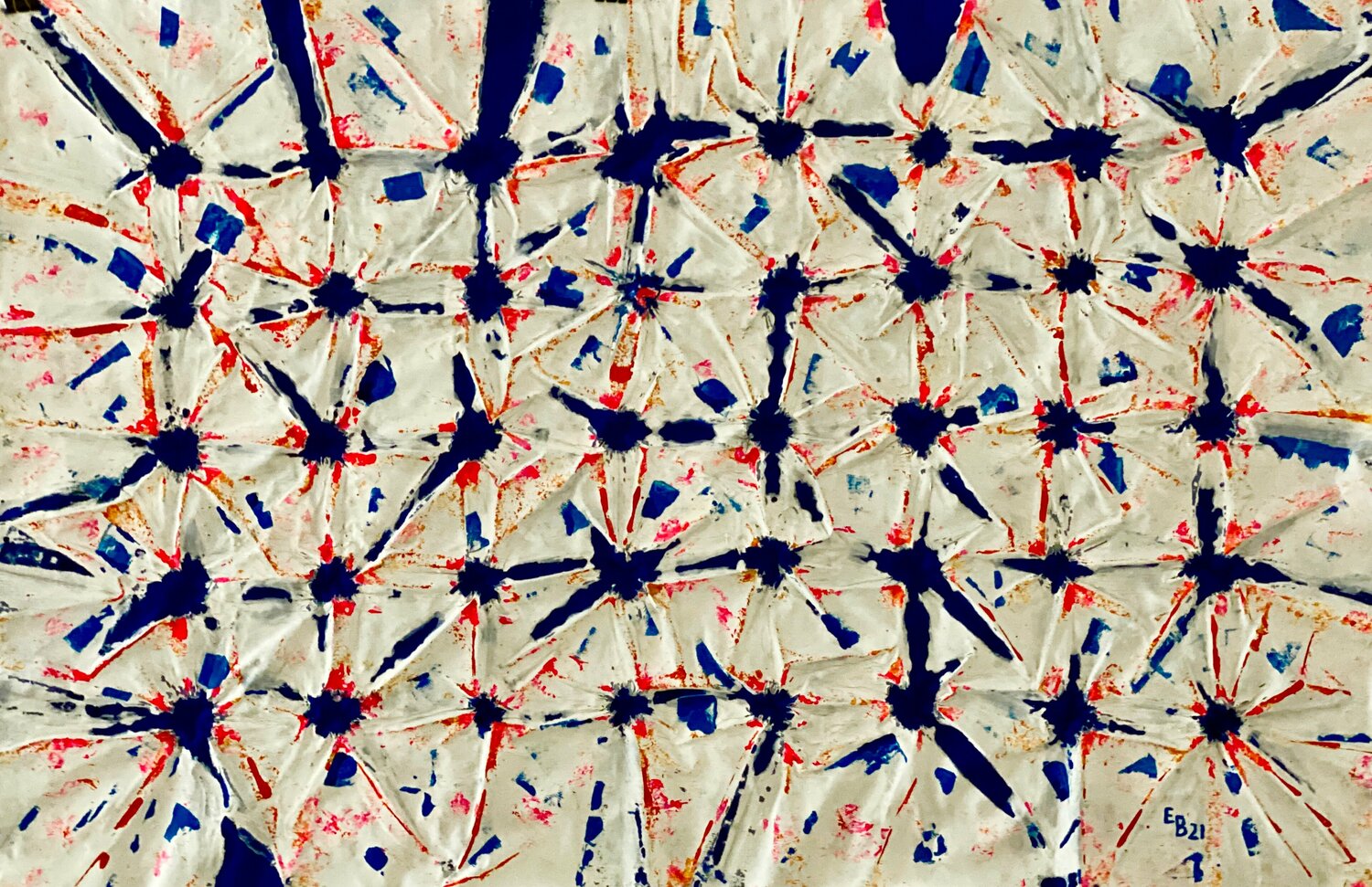 Fireworks Ezra Bejar Original painting for sale