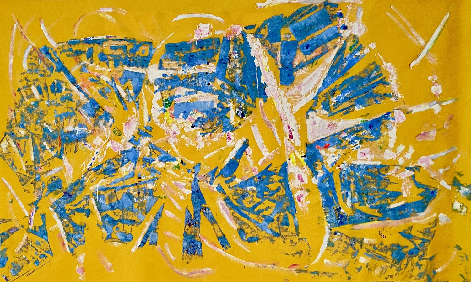 F & S Exspression Ezra Bejar Original painting for sale