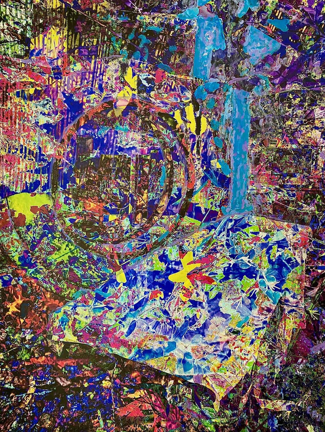 Neurosurgeon Ezra Bejar Original painting for sale