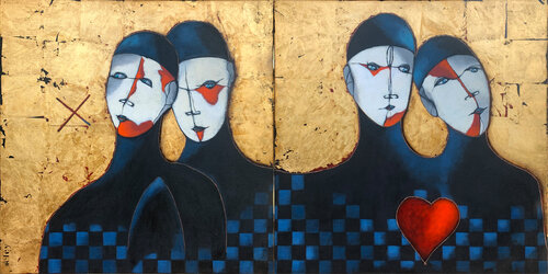 Jeux d'Amour by CFey, Painting for Sale on Select
