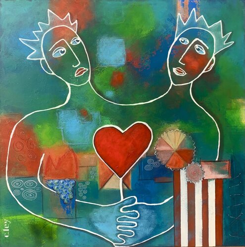 l'Amour est enfant de bohême... by CFey, Painting for Sale on Select