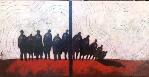 Intranquillité by CFey, Painting for Sale on Select