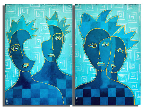 Toi+Moi by CFey, Painting for Sale on Select