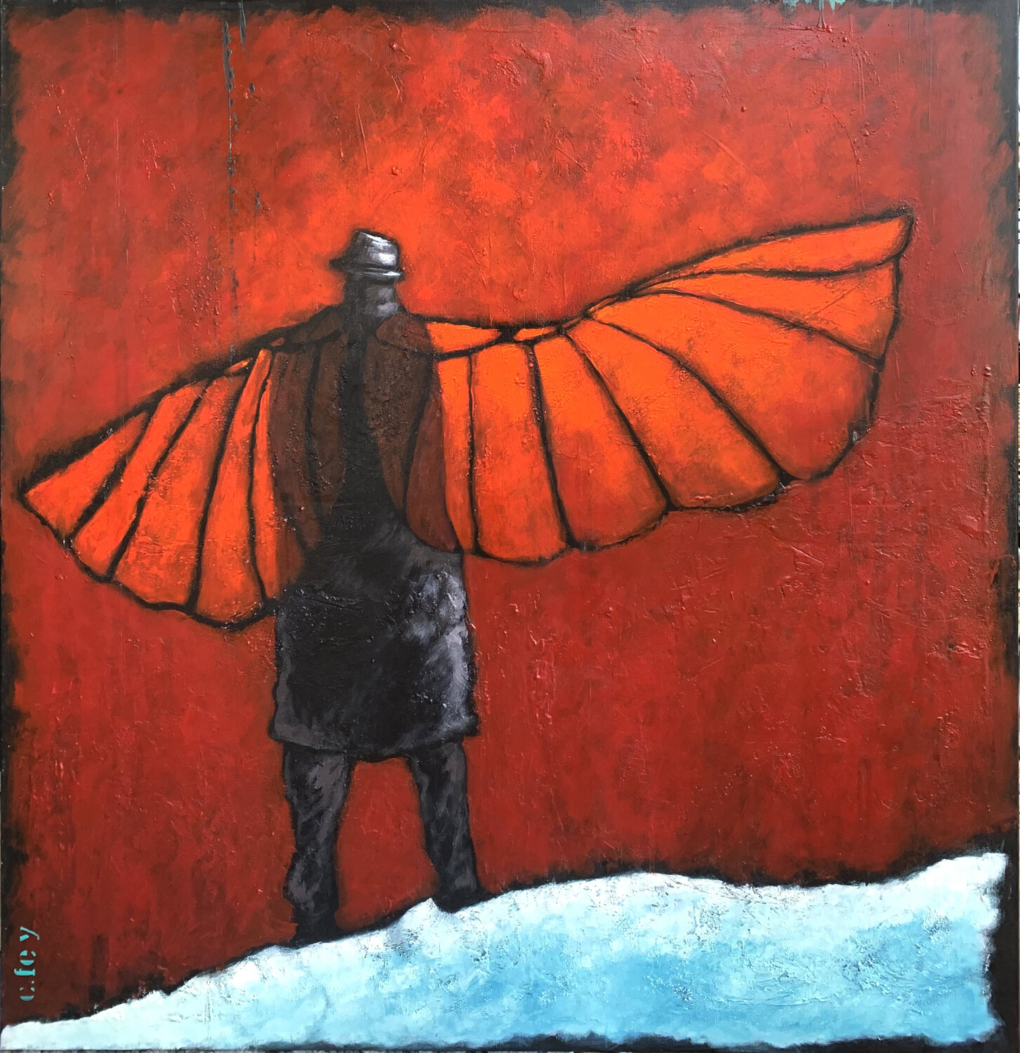 Insurrection CFey Original painting for sale