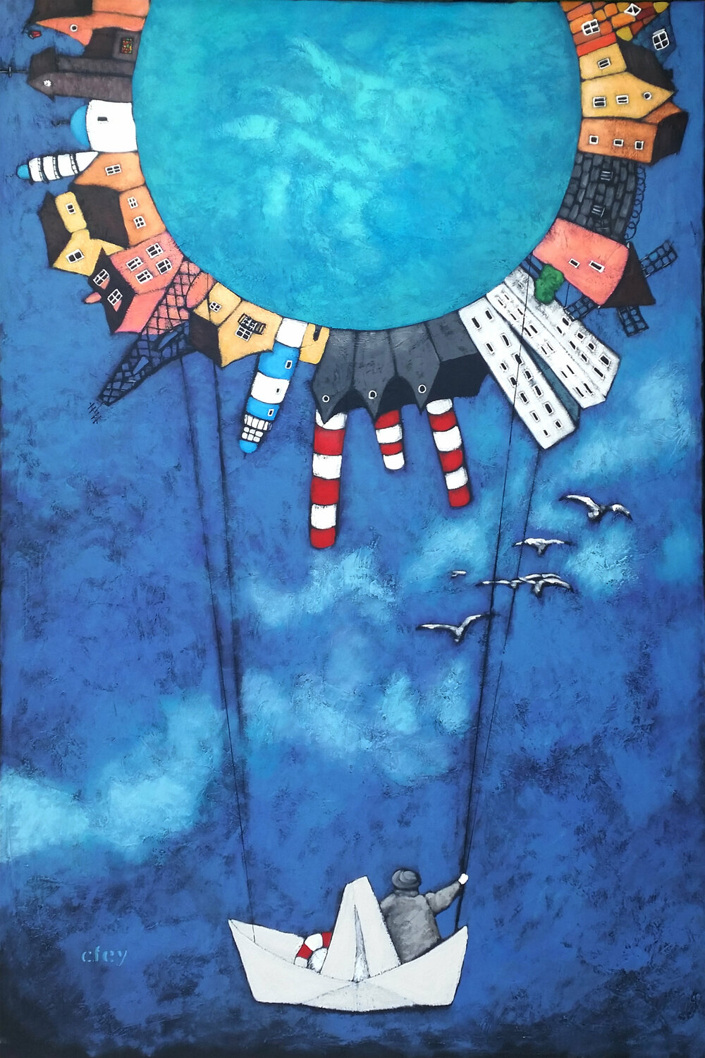 Paradigme CFey Original painting for sale