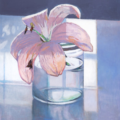 Easter Lily by Bo Kravchenko, Painting for Sale on Select