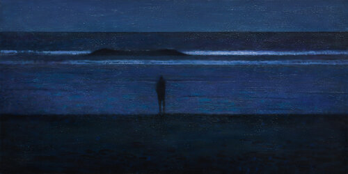 My wave is coming by Bo Kravchenko, Painting for Sale on Select