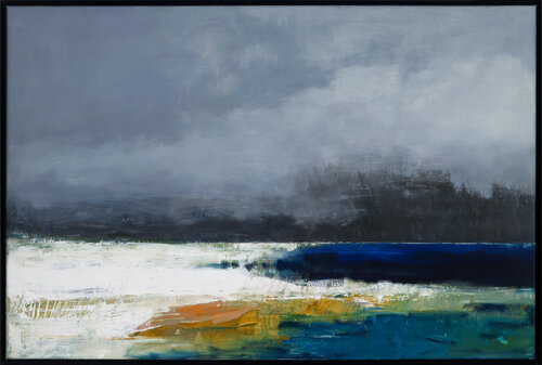 Night on Ocean by Bo Kravchenko, Painting for Sale on Select