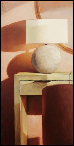 Pink Wall Shadows by Bo Kravchenko, Painting for Sale on Select