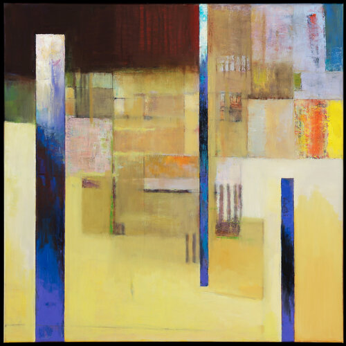 Linear Abstract #1 by Bo Kravchenko, Painting for Sale on Select