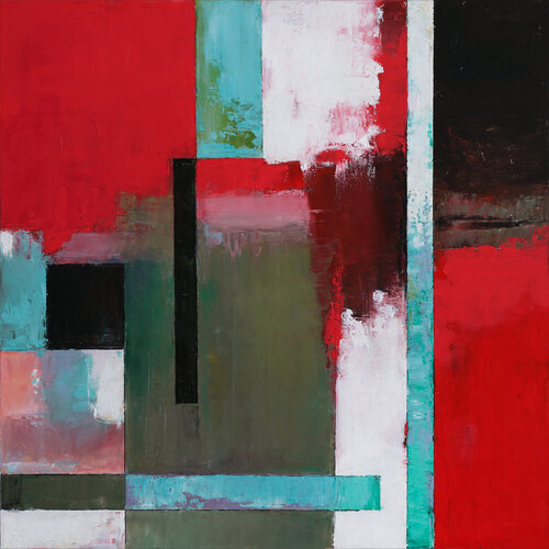 Linear Abstract #4 by Bo Kravchenko, Painting for Sale on Select