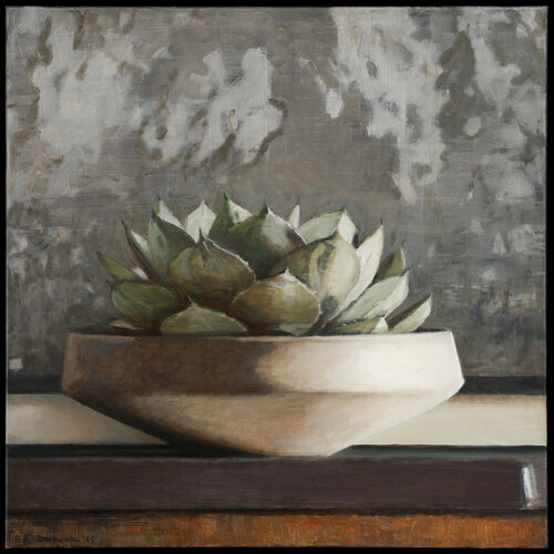 White Mexican Rouse by Bo Kravchenko, Painting for Sale on Select