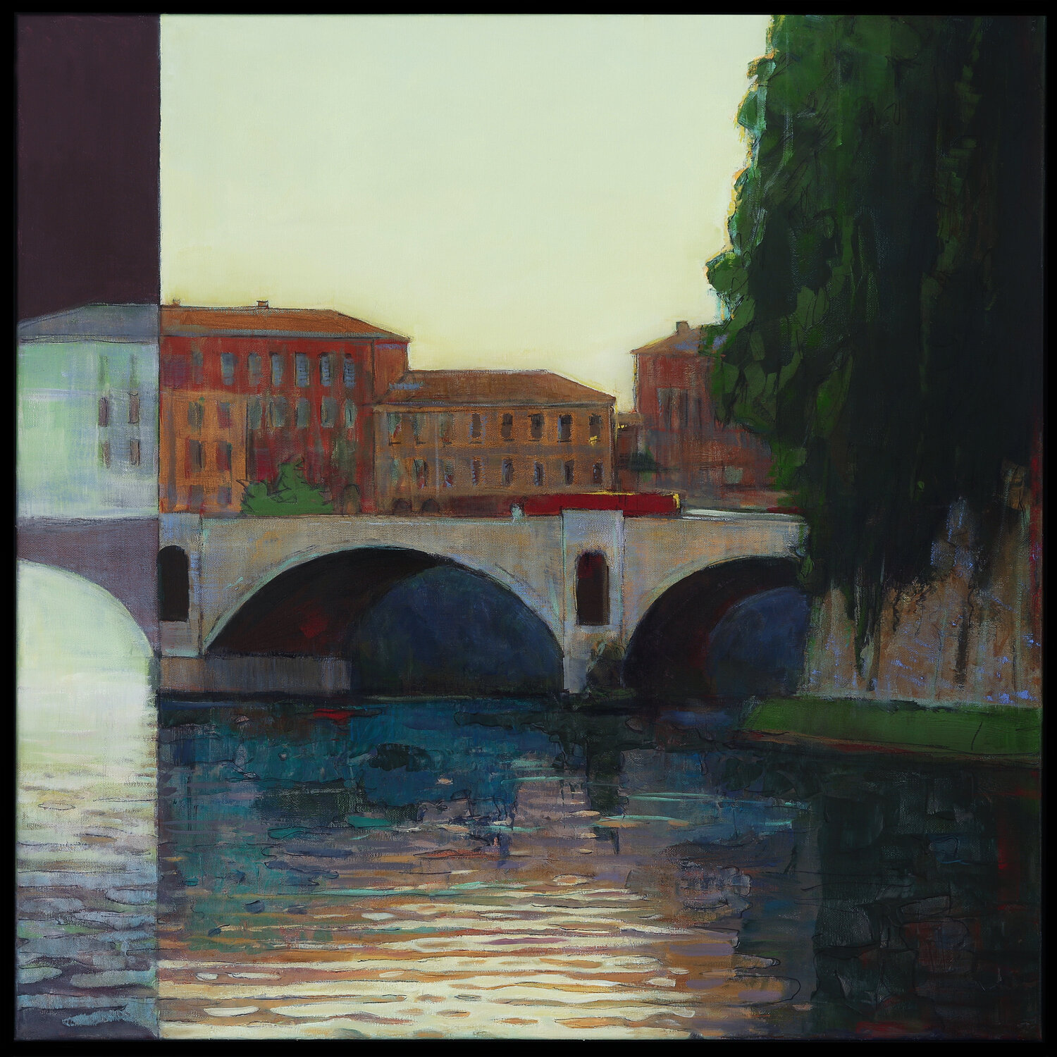 Bridges of Rome Bo Kravchenko Original painting for sale