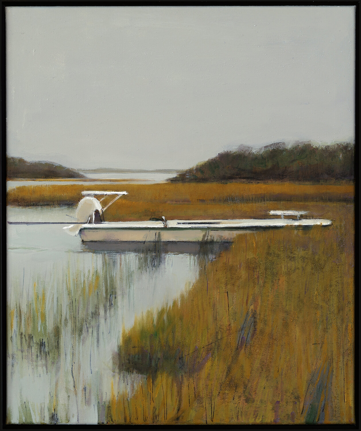 Great grey mood Bo Kravchenko Original painting for sale