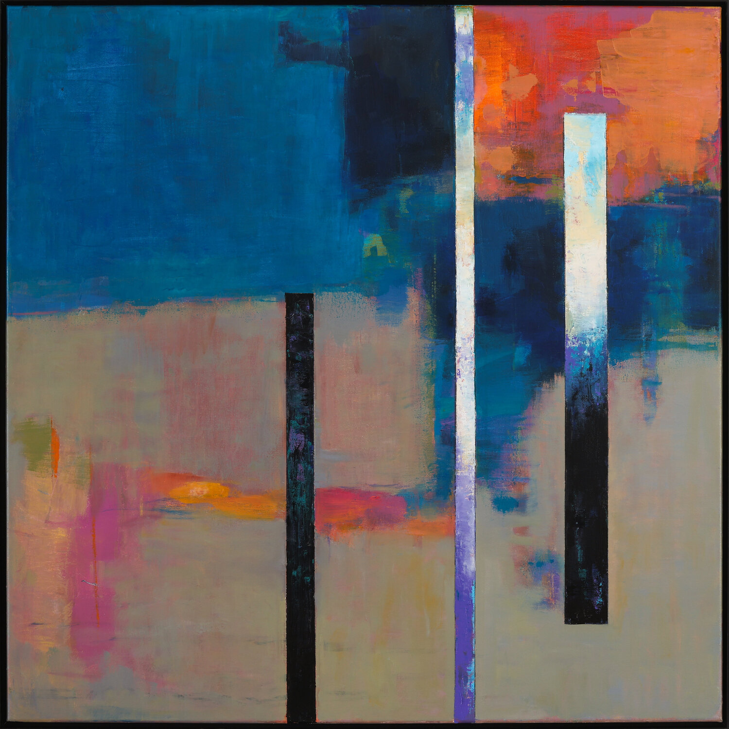 Linear Abstract  #2 Bo Kravchenko Original painting for sale