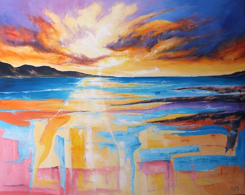 Ciel d' océan by Jean-Luc Lopez, Painting for Sale on Select