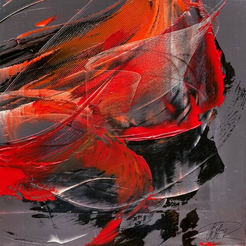 Référence E 58 - Huile sur toile 60x60cm by Jean Soyer, Painting for Sale on Select