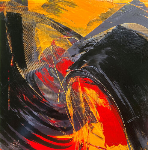 Réf. S 176 - Huile sur toile 80x80cm von Jean Soyer, Malerei kaufen auf Select